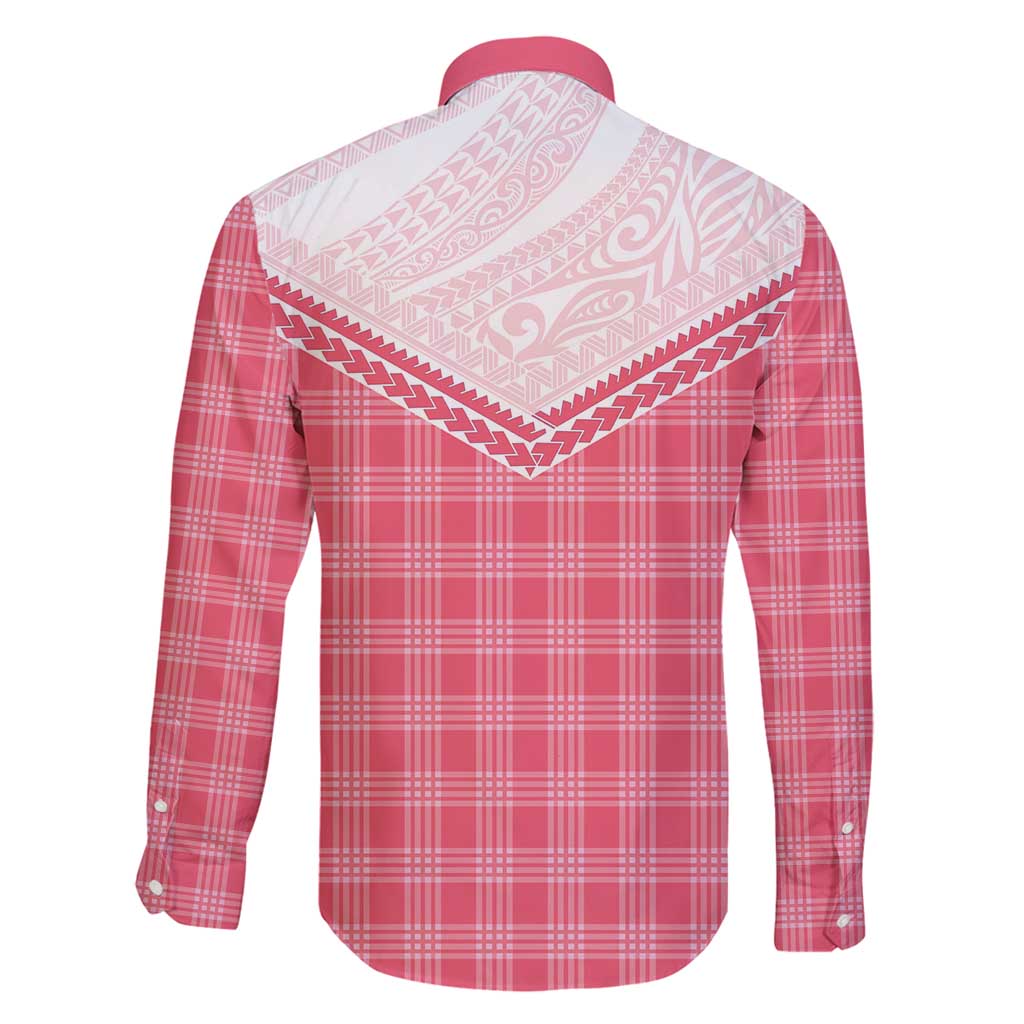 Aloha Hawaii Cowboys Paniolo Family Matching Off Shoulder Short Dress and Hawaiian Shirt Rose Palaka - Polynesian Pride