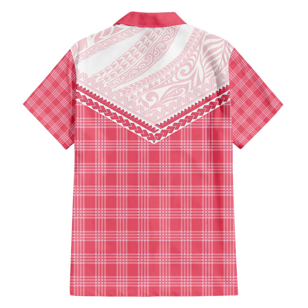 Aloha Hawaii Cowboys Paniolo Family Matching Summer Maxi Dress and Hawaiian Shirt Rose Palaka - Polynesian Pride