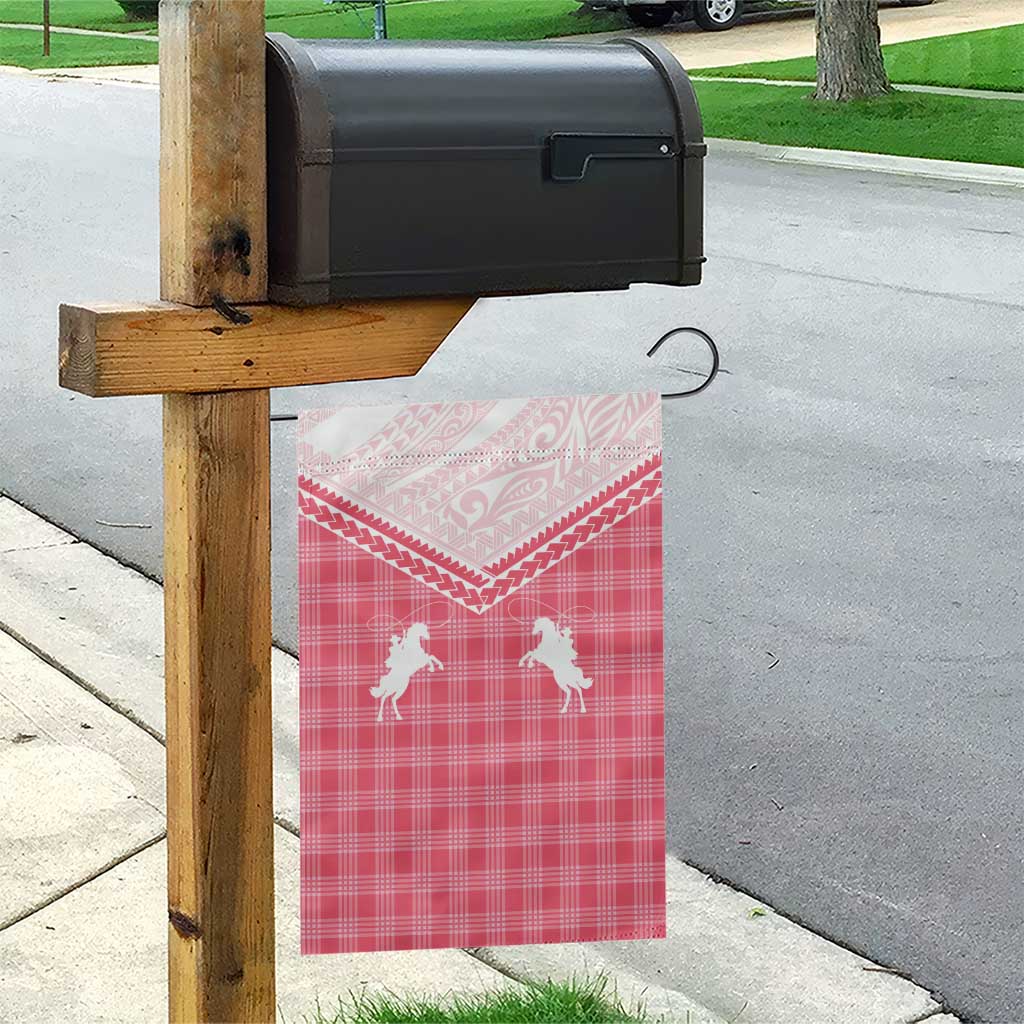 Aloha Hawaii Cowboys Paniolo Garden Flag Rose Palaka - Polynesian Pride