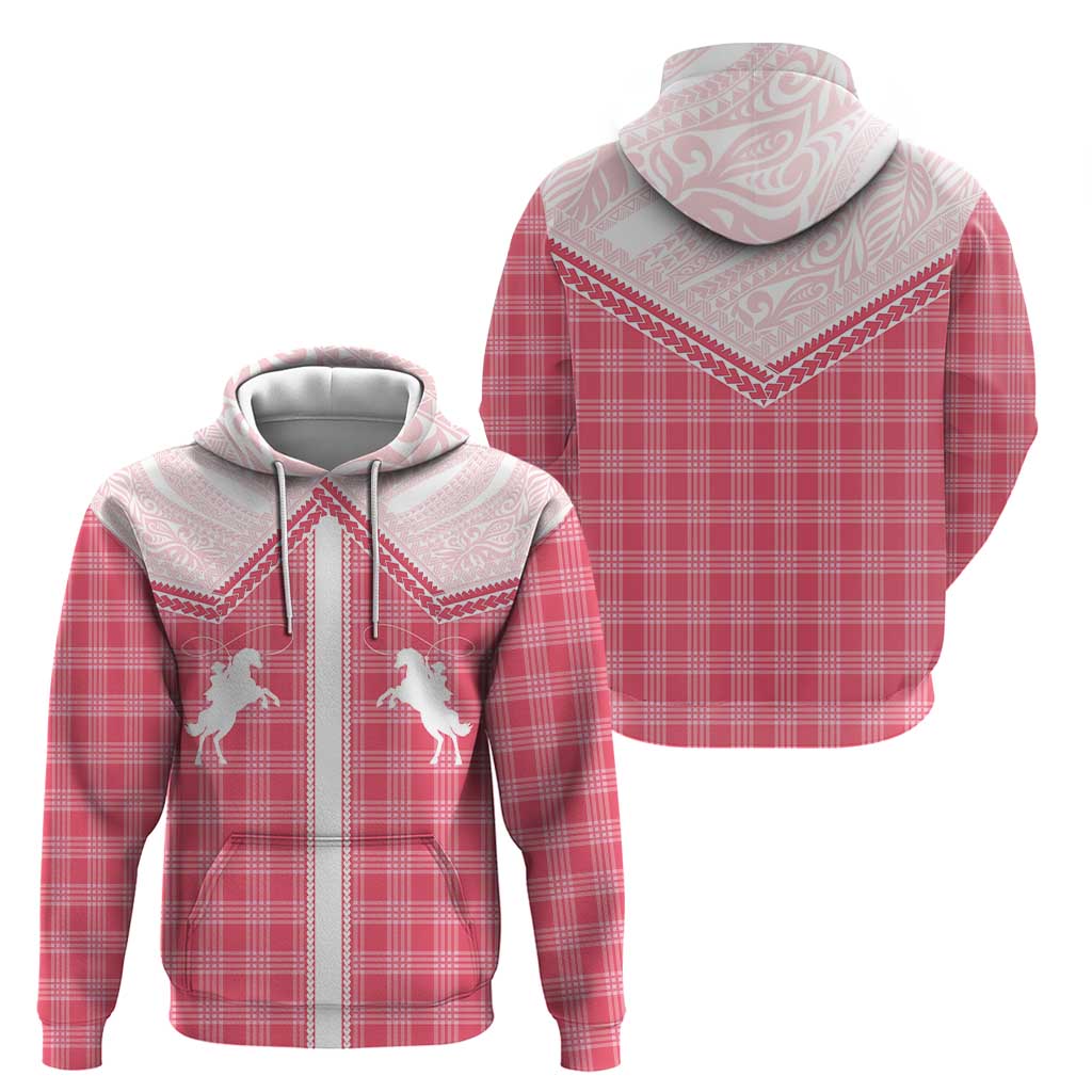 Aloha Hawaii Cowboys Paniolo Hoodie Rose Palaka LT7 - Polynesian Pride