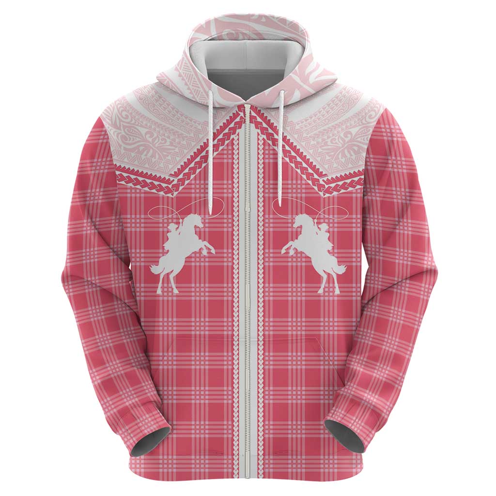 Aloha Hawaii Cowboys Paniolo Hoodie Rose Palaka LT7 - Polynesian Pride