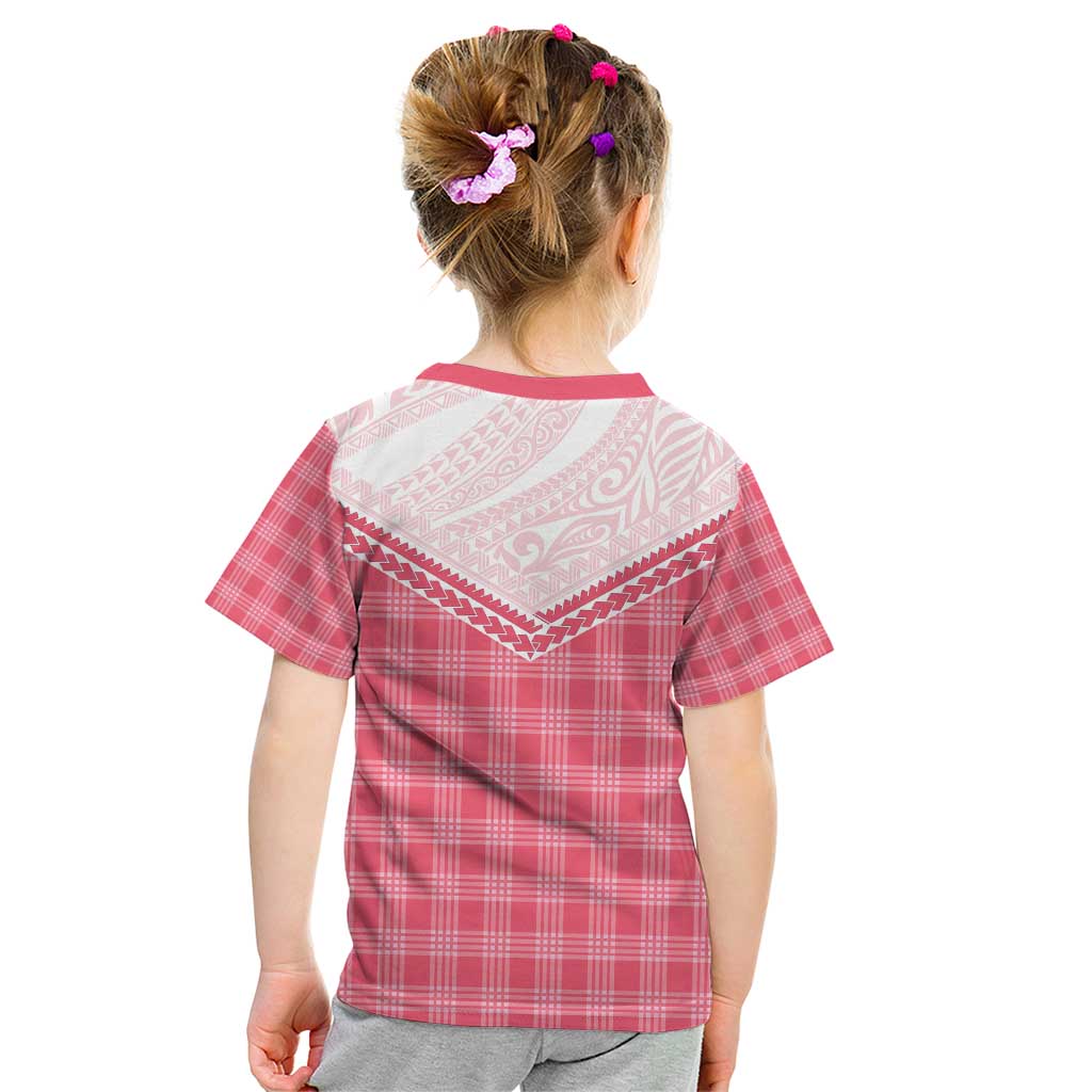 Aloha Hawaii Cowboys Paniolo Kid T Shirt Rose Palaka - Polynesian Pride