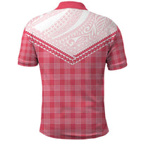 Aloha Hawaii Cowboys Paniolo Polo Shirt Rose Palaka - Polynesian Pride