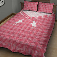 Aloha Hawaii Cowboys Paniolo Quilt Bed Set Rose Palaka - Polynesian Pride