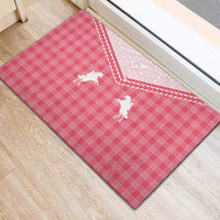 Aloha Hawaii Cowboys Paniolo Rubber Doormat Rose Palaka - Polynesian Pride