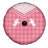 Aloha Hawaii Cowboys Paniolo Spare Tire Cover Rose Palaka - Polynesian Pride