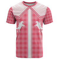 Aloha Hawaii Cowboys Paniolo T Shirt Rose Palaka - Polynesian Pride