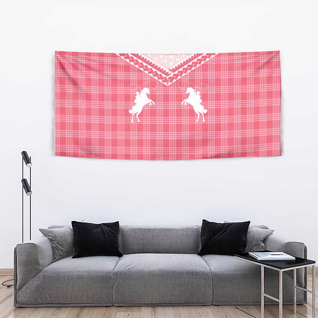 Aloha Hawaii Cowboys Paniolo Tapestry Rose Palaka LT7 - Polynesian Pride