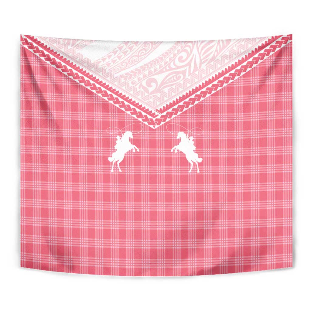 Aloha Hawaii Cowboys Paniolo Tapestry Rose Palaka LT7 - Polynesian Pride