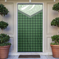 Aloha Hawaii Cowboys Paniolo Door Cover Forest Green Palaka - Polynesian Pride