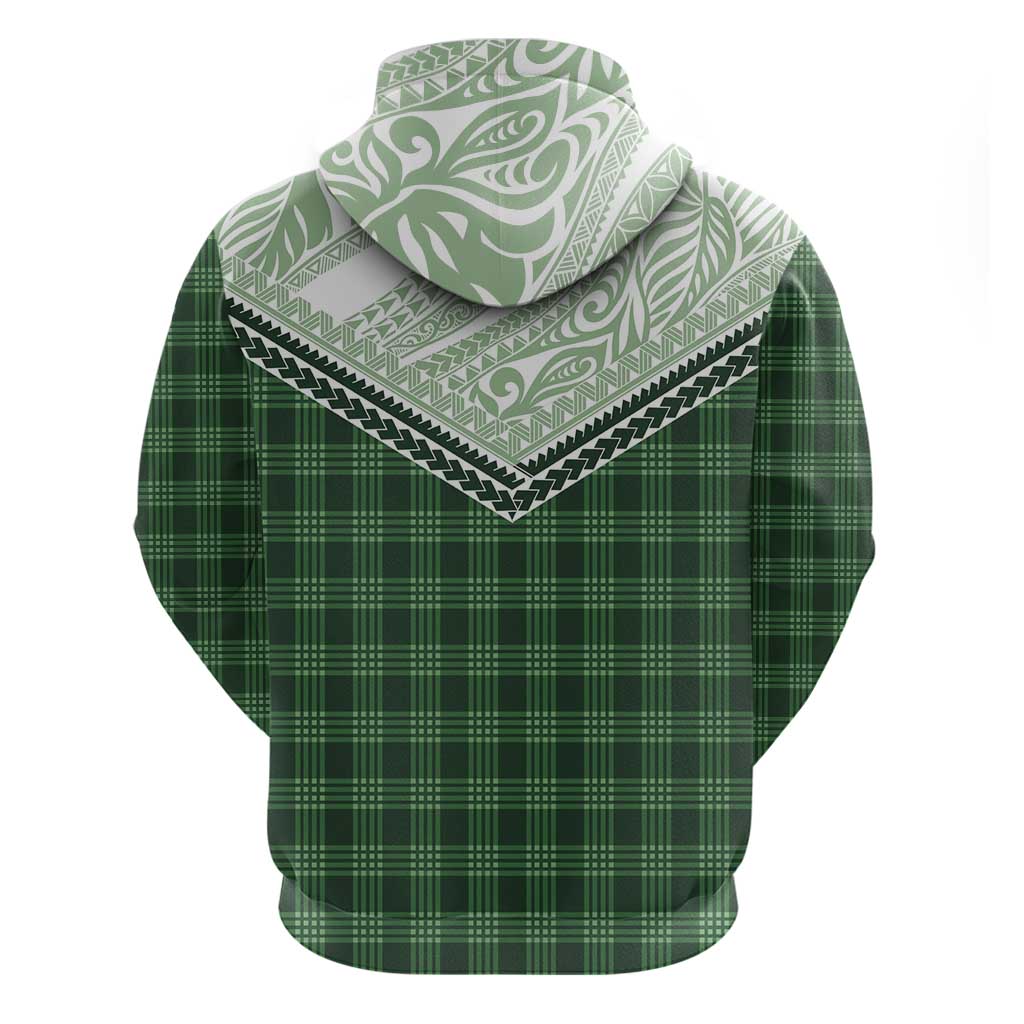 Aloha Hawaii Cowboys Paniolo Hoodie Forest Green Palaka - Polynesian Pride