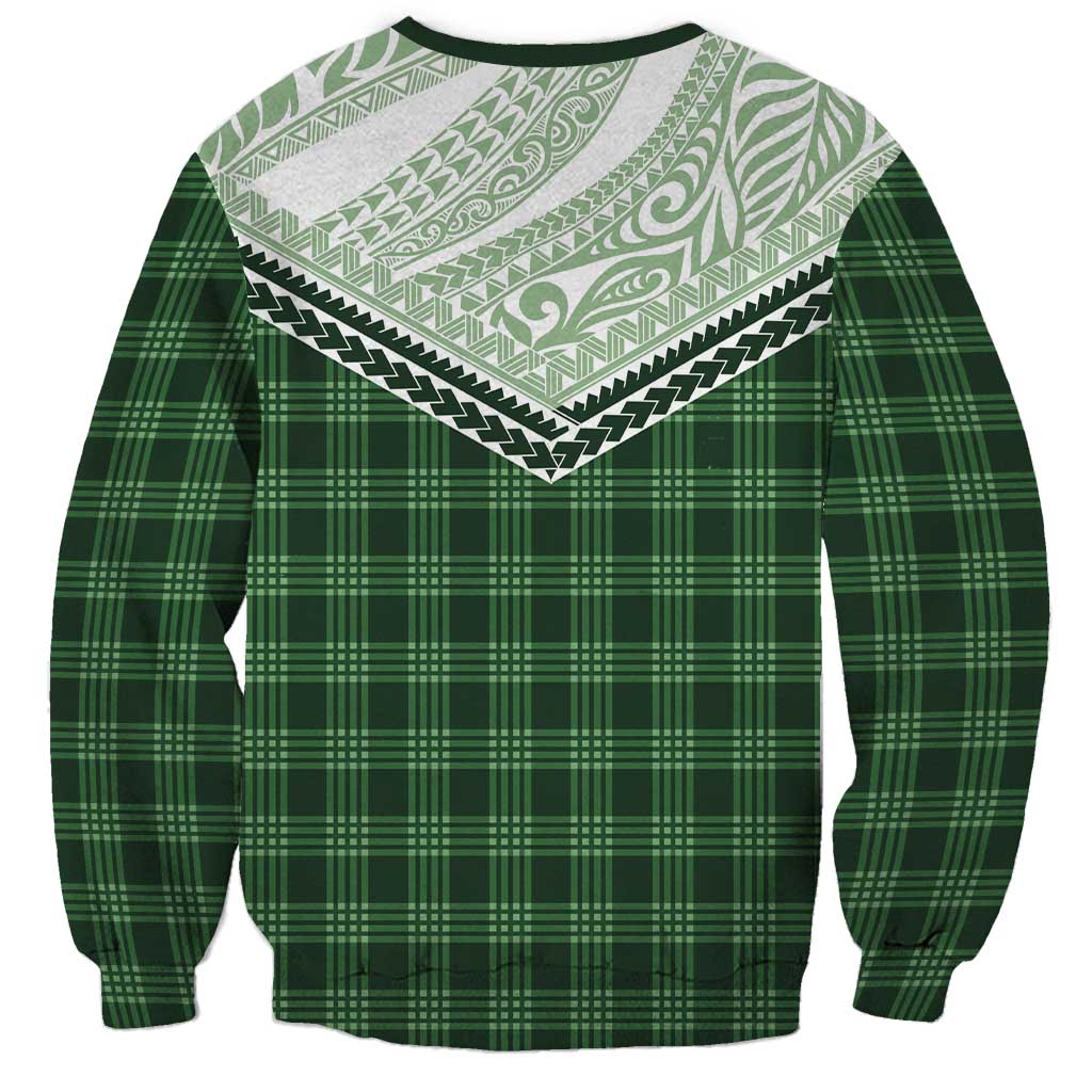 Aloha Hawaii Cowboys Paniolo Sweatshirt Forest Green Palaka LT7 - Polynesian Pride