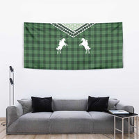 Aloha Hawaii Cowboys Paniolo Tapestry Forest Green Palaka LT7 - Polynesian Pride