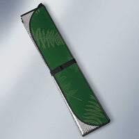 Kia Ora New Zealand Floral Auto Sun Shade Sage Green - Polynesian Pride