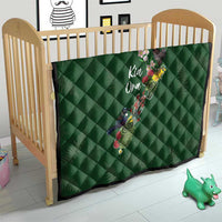 Kia Ora New Zealand Floral Quilt Sage Green - Polynesian Pride