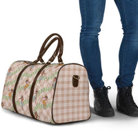Beige Palaka Hula Girls Seamless Hawaii Aloha Travel Bag LT7 - Polynesian Pride