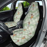 Mint Palaka Hula Girls Seamless Hawaii Aloha Car Seat Cover LT7 - Polynesian Pride