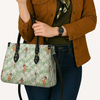 Mint Palaka Hula Girls Seamless Hawaii Aloha Leather Bag - Polynesian Pride