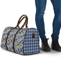 Navy Blue Palaka Hula Girls Seamless Hawaii Aloha Travel Bag LT7 - Polynesian Pride