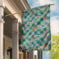 Teal Palaka Hula Girls Seamless Hawaii Aloha Garden Flag LT7 House Flag Teal - Polynesian Pride