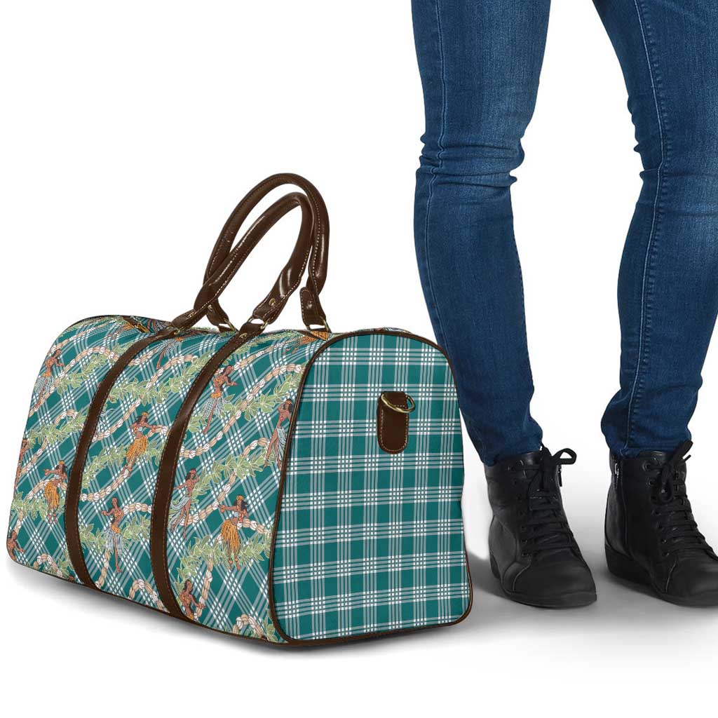 Teal Palaka Hula Girls Seamless Hawaii Aloha Travel Bag LT7 - Polynesian Pride
