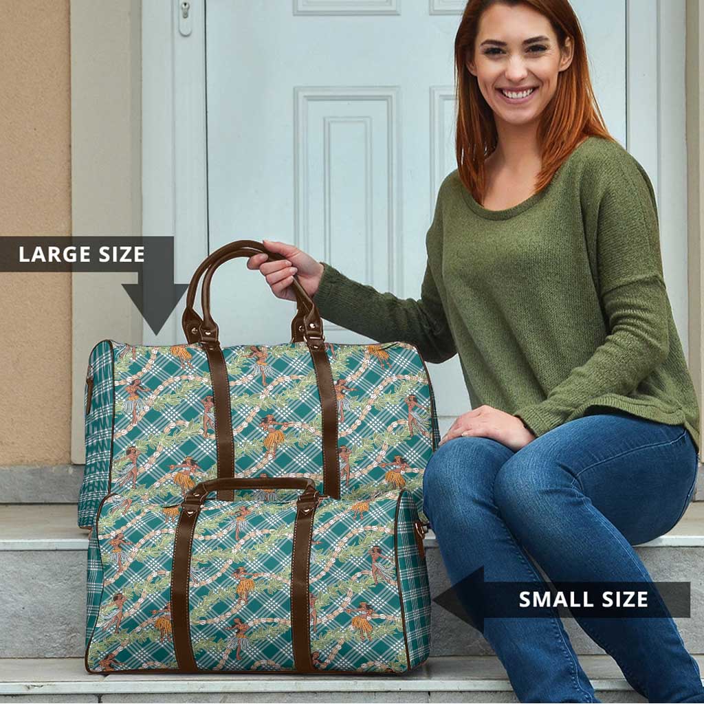 Teal Palaka Hula Girls Seamless Hawaii Aloha Travel Bag LT7 - Polynesian Pride