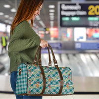 Teal Palaka Hula Girls Seamless Hawaii Aloha Travel Bag LT7 - Polynesian Pride