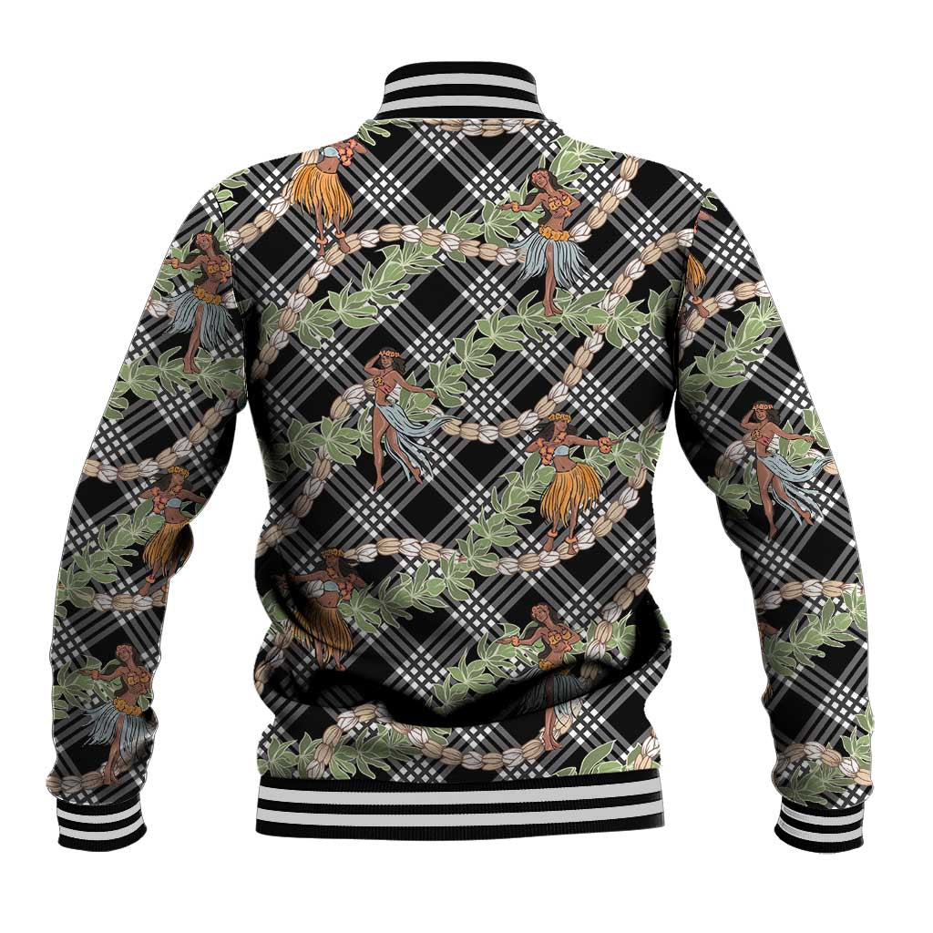 Sable Palaka Hula Girls Seamless Hawaii Aloha Baseball Jacket - Polynesian Pride