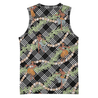 Sable Palaka Hula Girls Seamless Hawaii Aloha Basketball Jersey LT7 - Polynesian Pride