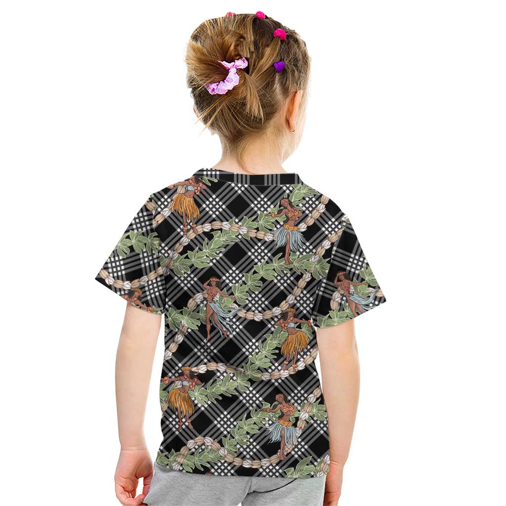 Sable Palaka Hula Girls Seamless Hawaii Aloha Kid T Shirt - Polynesian Pride