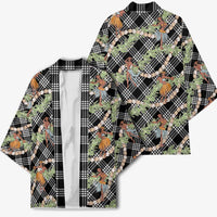 Sable Palaka Hula Girls Seamless Hawaii Aloha Kimono - Polynesian Pride