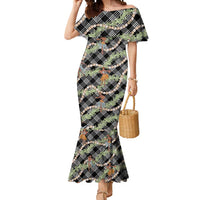 Sable Palaka Hula Girls Seamless Hawaii Aloha Mermaid Dress - Polynesian Pride