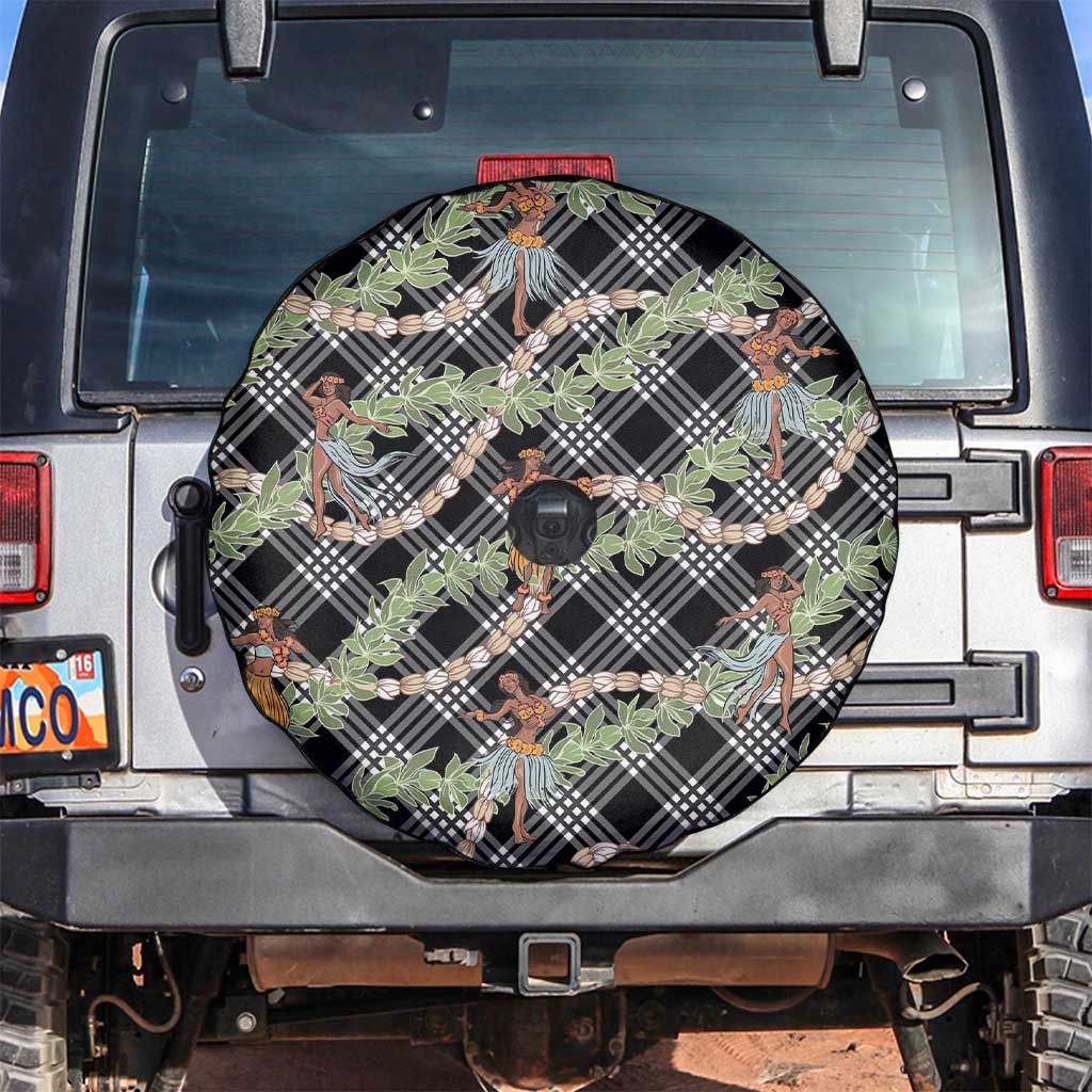 Sable Palaka Hula Girls Seamless Hawaii Aloha Spare Tire Cover - Polynesian Pride
