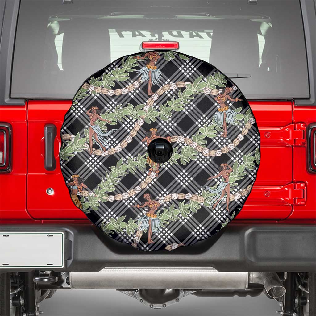 Sable Palaka Hula Girls Seamless Hawaii Aloha Spare Tire Cover - Polynesian Pride