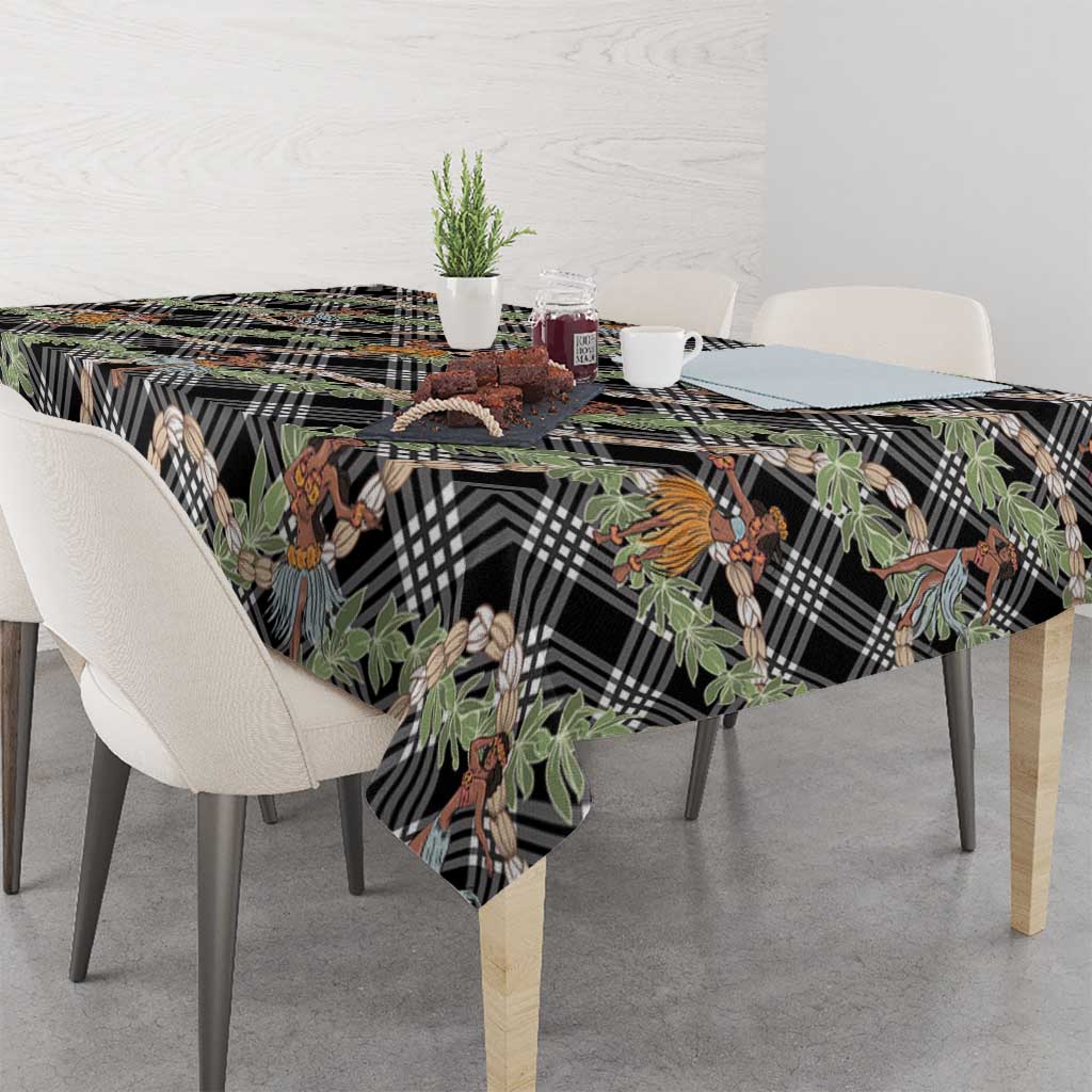 Sable Palaka Hula Girls Seamless Hawaii Aloha Tablecloth - Polynesian Pride