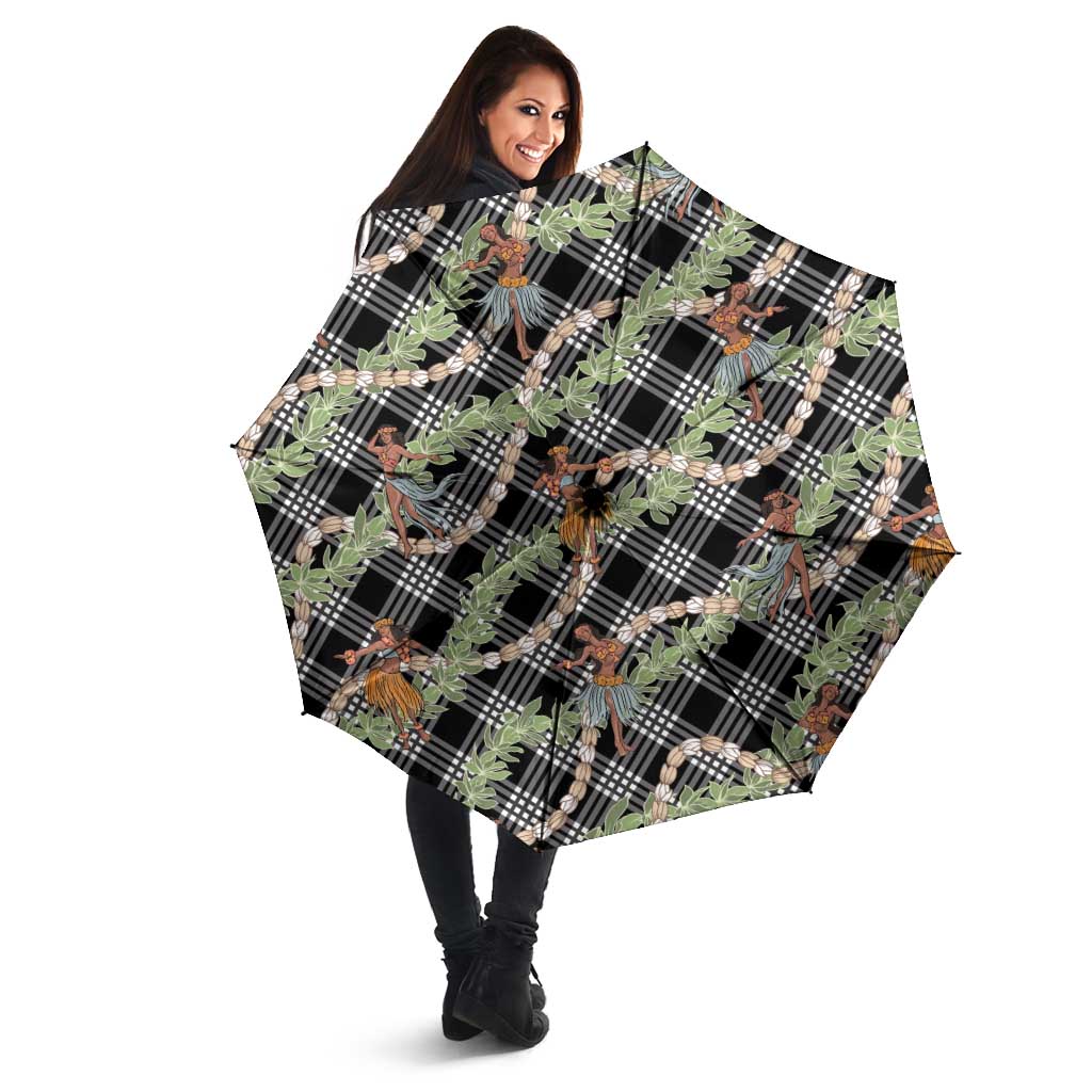Sable Palaka Hula Girls Seamless Hawaii Aloha Umbrella - Polynesian Pride