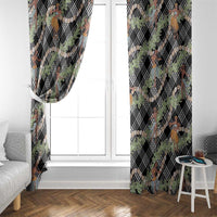 Sable Palaka Hula Girls Seamless Hawaii Aloha Window Curtain - Polynesian Pride