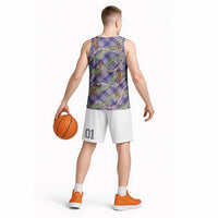 Lavender Palaka Hula Girls Seamless Hawaii Aloha Basketball Jersey LT7 - Polynesian Pride