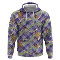 Lavender Palaka Hula Girls Seamless Hawaii Aloha Hoodie LT7 Pullover Hoodie Lavender - Polynesian Pride