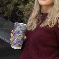 Lavender Palaka Hula Girls Seamless Hawaii Aloha Tumbler Cup - Polynesian Pride