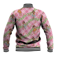 Lokelani Pink Palaka Hula Girls Seamless Hawaii Aloha Baseball Jacket LT7 - Polynesian Pride