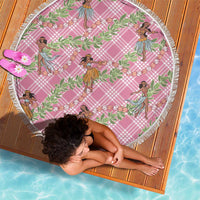 Lokelani Pink Palaka Hula Girls Seamless Hawaii Aloha Beach Blanket LT7 - Polynesian Pride