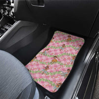 Lokelani Pink Palaka Hula Girls Seamless Hawaii Aloha Car Mats LT7 - Polynesian Pride