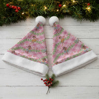 Lokelani Pink Palaka Hula Girls Seamless Hawaii Aloha Christmas Santa Hat LT7 - Polynesian Pride