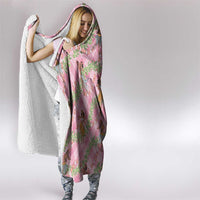 Lokelani Pink Palaka Hula Girls Seamless Hawaii Aloha Hooded Blanket LT7 - Polynesian Pride