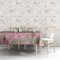 Lokelani Pink Palaka Hula Girls Seamless Hawaii Aloha Tablecloth LT7 - Polynesian Pride