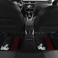Personalized Papua New Guinea 50th Independence Anniversary Car Mats Oro Tapa Mix Plumeria