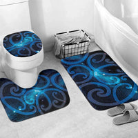 New Zealand Maori Matariki Bathroom Set Galaxy Kowhaiwhai LT7 Mat Set Only (3 pcs) One Size Galaxy - Polynesian Pride