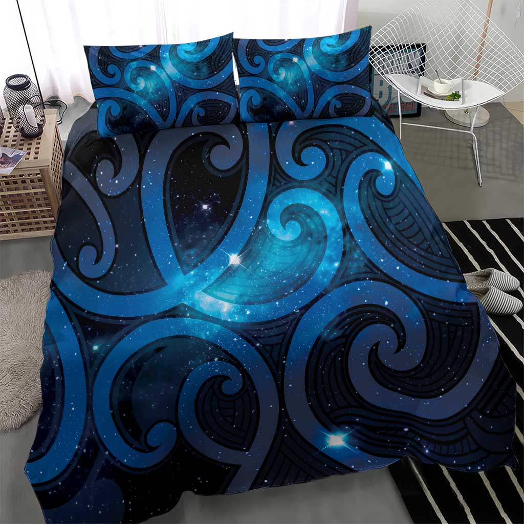 New Zealand Maori Matariki Bedding Set Galaxy Kowhaiwhai