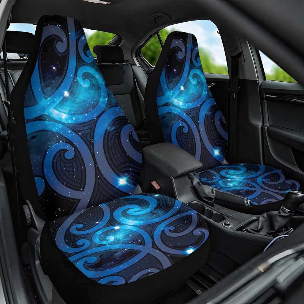 New Zealand Maori Matariki Car Seat Cover Galaxy Kowhaiwhai